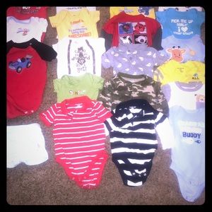21 onesies 3-6 months selling cheap!!!!
